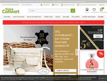 Tablet Screenshot of huis-en-comfort.nl